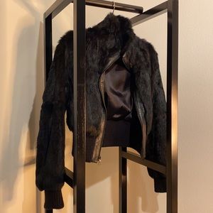 COPY - Black fur jacket with pockets